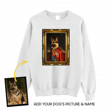 Personalized Dog Gift Idea - Royal Dog's Portrait 18 For Dog Lovers - Standard Crew Neck Sweatshirt